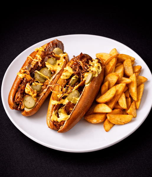 Vørg Dog DUBLU– 🌭🔥 Hot Dog-Ul Rebel ⚡️& Cartofi wedges